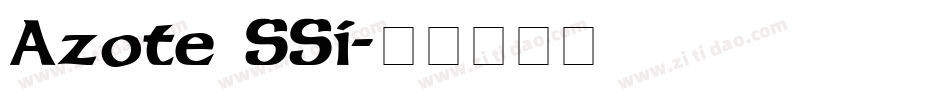 Azote SSi字体转换